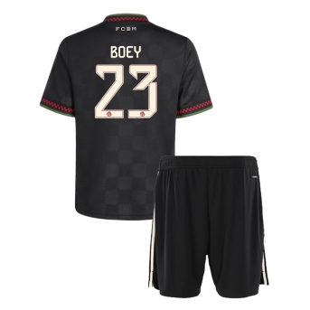 Billige Fotballdrakt Bayern Munich Sacha Boey #23 Replika Tredjedraktsett Barn 2025-26 Kortermet (med bukser)